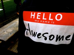 And if you are dipping your toe into the water, getting help from someone like this – “Mr. Awesome” - can be the most intimidating thing. What I think people want to hear is: just take the first step and I’ll take it with you!